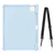 Protective Tablet Cover Heavy Duty PC TPU Tablet Shockproof Case with Removable Shoulder Strap for IOS Tablet Pro 2022/2021 11in Blue