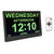 11.6 Inch Digital Calendar Alarm Day Clock 12 24 HR AM PM Date and Day 5 Alarm Digital Clock for Seniors 100‑240V EU Plug