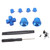 Buttons Replacement Kit Aluminum Alloy Dpad Buttons for PS5 Controller Accessories Blue