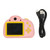 Kids Selfie Camera 2.4 Inches Rechargeable Kids Digital Toy Camera with Storage Card for 3 to 12 Year Old Boy Pink