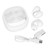 Language Translator Earbuds 144 Languages Bluetooth 5.3 Noise Reduction Wireless Translator Device with Digital Display White
