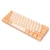 60% Wired Gaming Keyboard RGB Mini Keyboard Imitated Mechanical Technique Compact 61 Keys Keyboard for Gamer Typist Orange Yellow