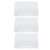 3pcs Multi‑Functional Wall Mounted Phone Holders Mobile Phone Adhesive Stand Hook WH4(White )