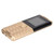 M3 1.44in 2G Large Button Cell Phone with Lanyard Dual SIM Card for Seniors 100‑240VGold UK Plug