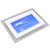 7 Inch Digital Picture Frame 800x480 Single Function Right Angle Electronic Video Photo Frame White 100‑240V US Plug