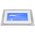 7 Inch Digital Picture Frame 800x480 Single Function Right Angle Electronic Video Photo Frame White 100‑240V US Plug