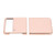 Folding Screen Phone Case Shockproof Leather Cellphone Protective Shell for Galaxy Z Flip4 Pink