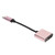 2 in 1 Headphone Adapter Type C to 3.5mm Port Charging Port Mini Portable Earphone ConverterPink