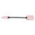 2 in 1 Headphone Adapter Type C to 3.5mm Port Charging Port Mini Portable Earphone ConverterPink
