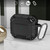 Headphone Protective Cover TPU Case Anti Lost with Carabiner for IOS Earbuds 3 Black Black