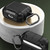 Headphone Protective Cover TPU Case Anti Lost with Carabiner for IOS Earbuds 3 Black Black