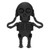 USB Flash Drive Funny Cute Cartoon Miniature Skull Shape Drive Memory Stick Pen Drive Gift128GB Black