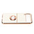 Smartphone Protective Case Car Magnetic Phone Cover with 360 Degree Rotation Finger Loop Stand for Z Flip 3 White