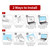 Blue Light Blocking Screen Protector 2 Sides Optional Installation Anti Glare Film for 23.8'' Monitor with 16:9 Aspect Ratio