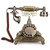 Epoxy Resin Classical Turntable Dial Vintage Archaistic European Telephone Decoration for Elegant Art Life