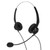 Wired Business Headset Noise Canceling Binaural Telephone Headphone with Mic for Office Call Center RJ Plug
