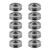 10 Pcs Metal U groove Sealed Guide Wheel Pulley Rail Ball Bearing U604ZZ 4 * 13 * 4mm