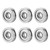 10 Pcs Metal U groove Sealed Guide Wheel Pulley Rail Ball Bearing U604ZZ 4 * 13 * 4mm