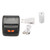 Thermal Printer Wireless Portable TYPE C Interface Visible Window Fast Printing Ticket Printer for Shipping Labels Black