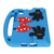 Kids Tablet Cover for TAB M10 for Galaxy TAB S6 for MatePad Precise Cut Adjustable Angle Nontoxic Cartoon Tablet Case Blue