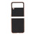 Phone Case Luxury Nano Plating Shockproof Scratch Resistance Protective Phone Cover for Samsung for Galaxy Z Flip4 Black