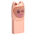 Cartoon U Disk Storage USB Flash Drive Memory Stick W/TypeC Adapter for Smart Phone Computer Laptop(Rose Gold 16GB)