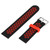 22mm Universal Silicone Sport Watch Strap Wristband for Huawei Watch 3 for Watch 2 for Watch GTBlack Red