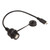 Type C to USB B Cable Waterproof Embedded Installation Extension Cable for Printers Cars Ships Yachts Dashboards