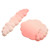 Keyboard Wrist Rest Cloud Style Soft Foam Fatigue Relief Stable Support Mouse Wrist Pad for Family Office Computer Orange Red Gradient Color