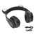 B39 Cat Ear Bluetooth Headset Cute Adjustable Bass Portable Wireless Bluetooth Headset with Sound Cable for Kids(Black )