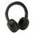 Bluetooth Headphone Active Noise Cancelling Dual Playback Mode Foldable Wireless Headset for Travel Office Black