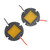 2pcs Tweeter Membrane Multifunctional Round Tweeter Membrane Replacement for Speaker