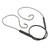 Earphone Cable Bluetooth Wireless MMCX Adapter Cable with Microphone and Controller for Sennheiser IE300 IE600 IE900