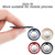 Cell Phone Ring Holder Stand Magnetic Phone Ring Finger Kickstand 360°Rotation Metal Ring Grip