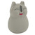 Cat Shape Wireless Mouse 2.4 GHz USB 1600 DPI Optical Sensor Cartoon Cat Ergonomic Mice For PC for Win 7 8 10 for OS X Gray