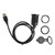 Dual USB 2.0 Male to USB 2.0 Female Waterproof Plug and Play Car Mount Flush Cable USB Dash Panel Mount Cable for Car