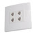 Cat 6 Ethernet Wall Plate 4 Port Female To Female Keystone Wall Plate Internet Wall Plate for CAT5 CAT5E CAT6A