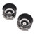 1 Pair 10in NAB Hub Adapters Professional Aluminium Alloy Polished Reel to Reel Tape NAB Adapter for Studer ReVox