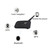 VNETPHONE V6 Motorcycle Helmet Bluetooth 5.0 Headset,Intercom Communication System Full Duplex Riding Real-Time BT Intercom Waterproof