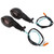 1 Pair Left Right Motorcycle Turn Signal Light LED Indicator Blinker Lamp Replacement for NINJA 250R KLX 250SF