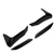 4Pcs Front Bumper Grille Fog Light Spoiler Set ABS Improve Sporty Appearance Front Bumper Splitter for F80 F82 F83 M3 M4 Glossy Black