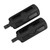 1 Pair Motorcycle Footrest Footpegs NonSlip Foot Pegs Motorbike Upgrade Accessories(Black )