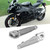 Pair Motorcycle Front Foot Peg Pad Aluminum Non Slip Footrest Fits for Kawasaki ZX6R 2003-2011