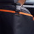 Car Pet Pad Oxford Cloth Anti Dirty Waterproof Car Dog Backseat Cover for Dog Travel Black with Orange Edge