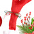 Car Reindeer Antlers Nose Set Cute Funny Reindeer Car Set with Bells for Christmas Car Decoration Red