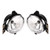 Car Driving LED Fog Lamp Assembly 55077475AC 1000lm 3000K 50000H Replacement for Dodge Ram 1500 2500 3500