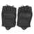 Half Fingers Motorcycle Gloves Leather Breathable Anti Slip Protective Riding Cycling Hand WearM