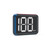 Heads-Up Display Digital Speedometer GPS KM/H Speedometer for Car Trucks Plug and Play Large Screen High-definition Display