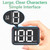 Heads-Up Display Digital Speedometer GPS KM/H Speedometer for Car Trucks Plug and Play Large Screen High-definition Display