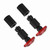 22mm 7/8inch Motorcycle Handlebar End Slider Plug Caps for Racing ATV Offroad Red